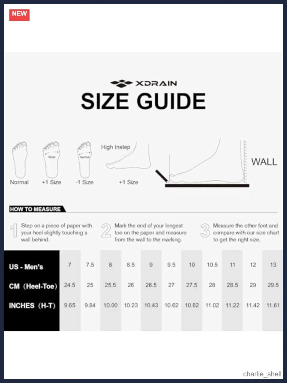 Men's Water Shoes Quick Dry Xdrain Sneakers Lightweight Comfort
